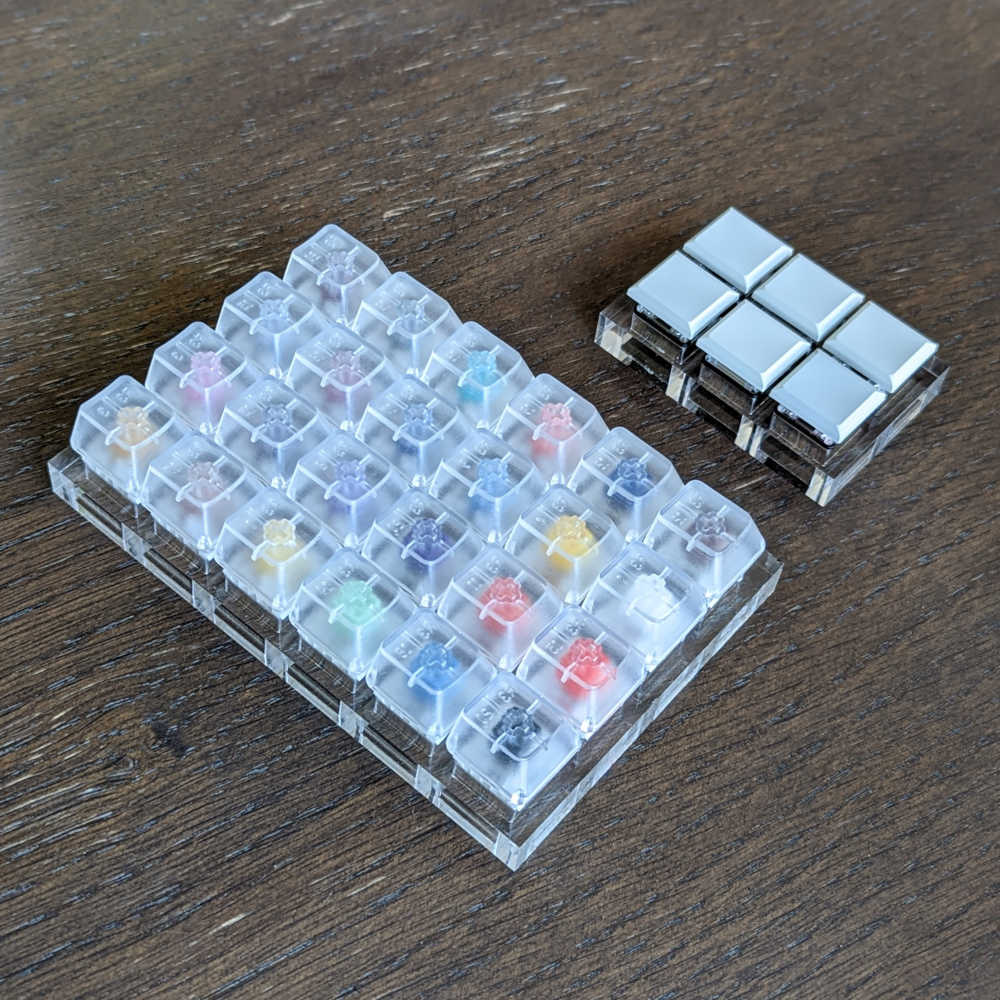 Two keyboard switch testers